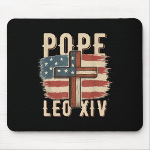 Pope Leo Xiv Catholic Church Christian Faith Pope  Mouse Pad