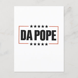 Pope Leo XIV Christian Church Da Pope Invitation Postcard