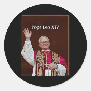 Pope Leo Xiv Classic Round Sticker