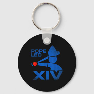 Pope Leo Xiv Da Pope Pope Leo 14 Baseball Key Ring