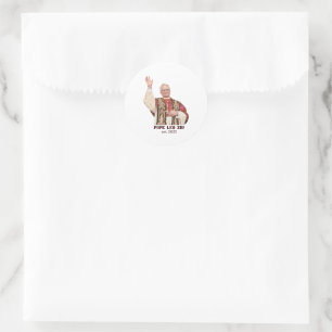 Pope Leo XIV Est 2025 Commemorative Classic Round Sticker