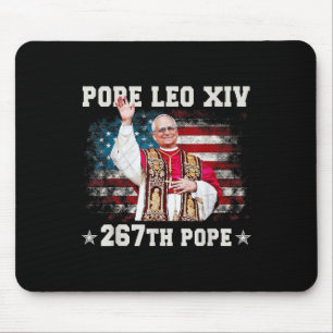 Pope Leo Xiv - God Bless Pope Leo Xiv 267th Pope Mouse Pad