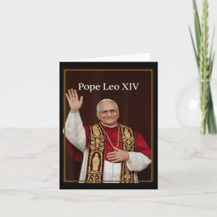 Pope Leo Xiv - God Bless Pope Leo Xiv Shirt  Card