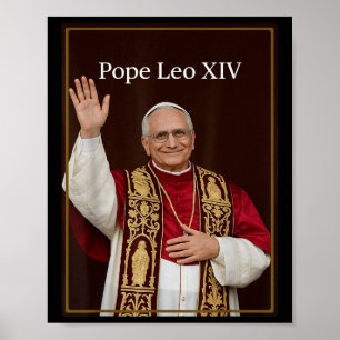 Pope Leo Xiv - God Bless Pope Leo Xiv Shirt Poster