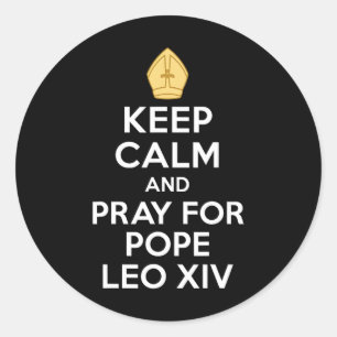 Pope Leo Xiv Habemus Papam 2025 Catholic Men Women Classic Round Sticker