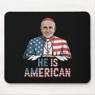Pope Leo Xiv He Is American Cardinal Robert Franci Mouse Pad