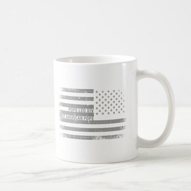 Pope Leo XIV, Historic First American Pope Coffee Mug (Right)