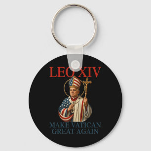 Pope Leo Xiv Make Vatican Great Again Catholic Chu Key Ring