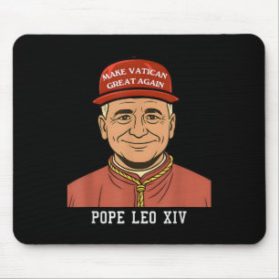 Pope Leo Xiv Make Vatican Great Again Christianity Mouse Pad