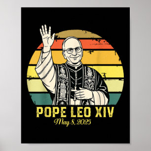 Pope Leo Xiv May 8 2025 Sunset Poster