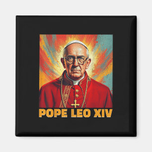 Pope Leo Xiv New American Pope 2025 Funny Magnet