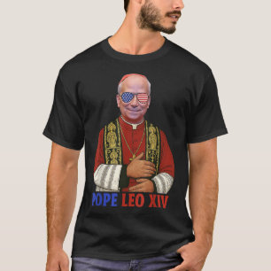 Pope Leo Xiv New American Pope 2025 Funny  T-Shirt