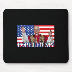 Pope Leo Xiv New Pope First American Pope Flag Pro Mouse Pad