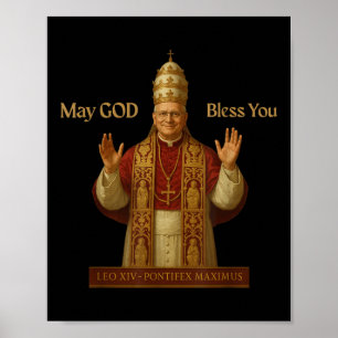 Pope, Leo Xiv, Pontifex Maximus, Vatican  Poster