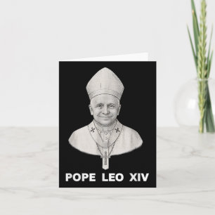 Pope Leo Xiv Portrait Card