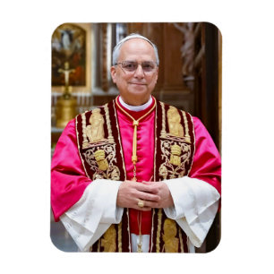 Pope Leo XIV portrait  Magnet