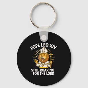Pope Leo Xiv Roaring Lion For The Lord Kid Boys Gi Key Ring