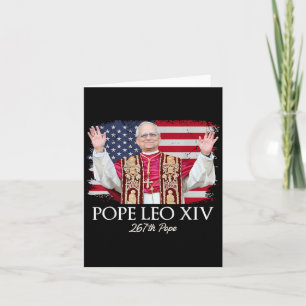 Pope Leo Xiv Robert Francis Prevost First American Card