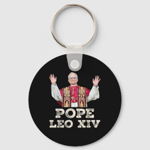 Pope Leo Xiv Robert Francis Prevost First American Key Ring