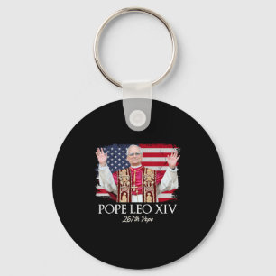 Pope Leo Xiv Robert Francis Prevost First American Key Ring