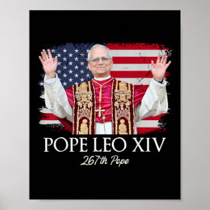 Pope Leo Xiv Robert Francis Prevost First American Poster