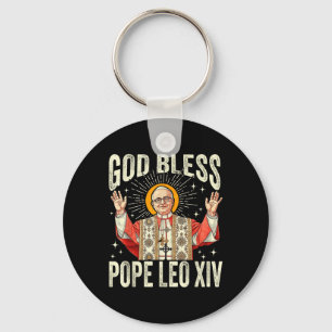 Pope Leo Xiv Robert Francis Prevost Key Ring