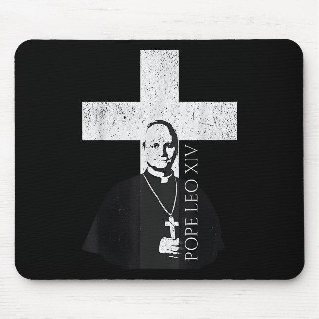 Pope Leo Xiv Robert Francis Prevost  Mouse Pad (Front)