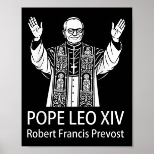 Pope Leo Xiv Robert Francis Prevost Poster