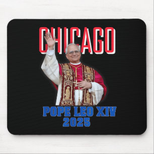 Pope Leon Xiv 2025 – Chicago’s First American Pope Mouse Pad