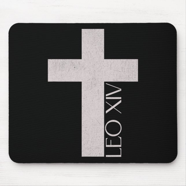 Pope Leon Xiv  Mouse Pad (Front)