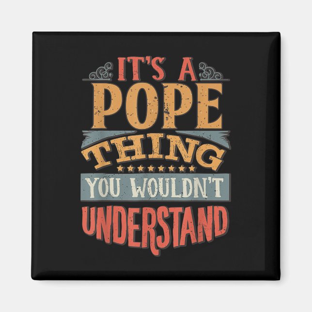 Pope Name _2  Magnet (Front)