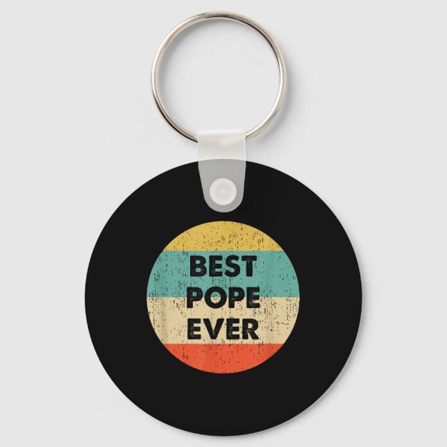 Pope Name  Key Ring (Front)