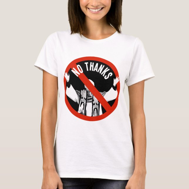 Pope No Thanks T-Shirt (Front)