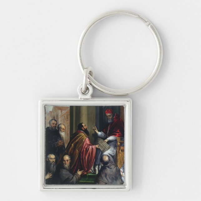 Pope Paul IV Handing over a Statute Key Ring (Front)