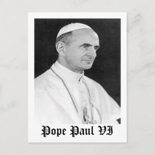 Pope Paul VI Postcard