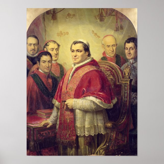 Pope Pius IX  1847 Poster (Front)