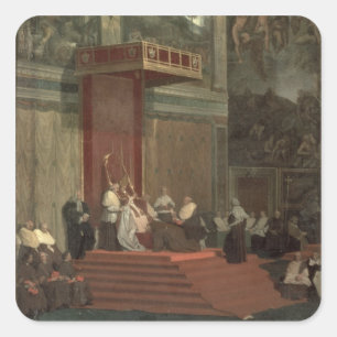Pope Pius VII (Luigi Barnaba Chiaramonti) (1742-18 Square Sticker