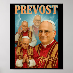 Pope Prevost Christian Catholic Shirt Pope Leo Xiv Poster