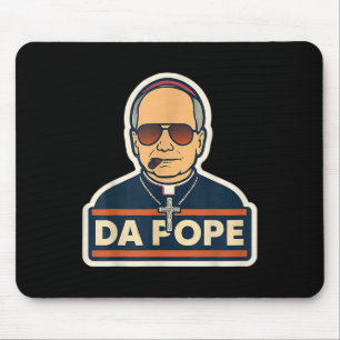 Pope Robert Prevost - Pope Leo Xiv - Da Pope Mouse Pad