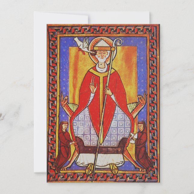 Pope Saint Gregory I the Dialogist Invitation (Front)