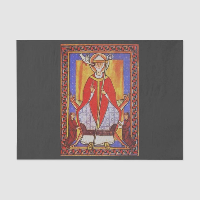 Pope Saint Gregory I the Dialogist Tissue Paper (Front)