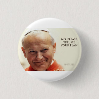 Pope Saint John Paul II 3 Cm Round Badge