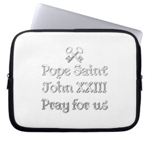 Pope Saint John XXIII Pray for Us Laptop Sleeve