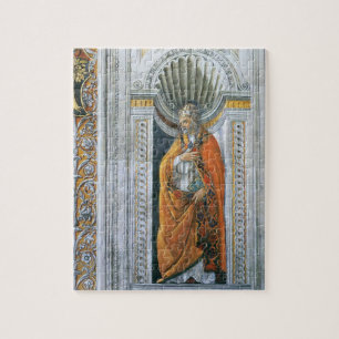 Pope Saint Sixtus II by Sandro Botticelli Jigsaw Puzzle
