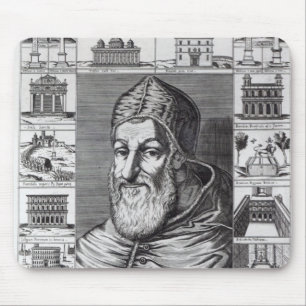 Pope Sixtus V, surrounded by the churches Mouse Pad