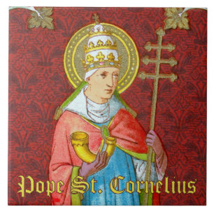 Pope St. Cornelius (SAU 042) Ceramic Tile