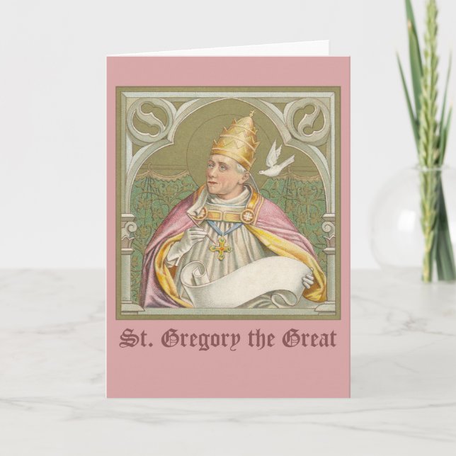 Pope St. Gregory the Great (M 067) Card (Front)