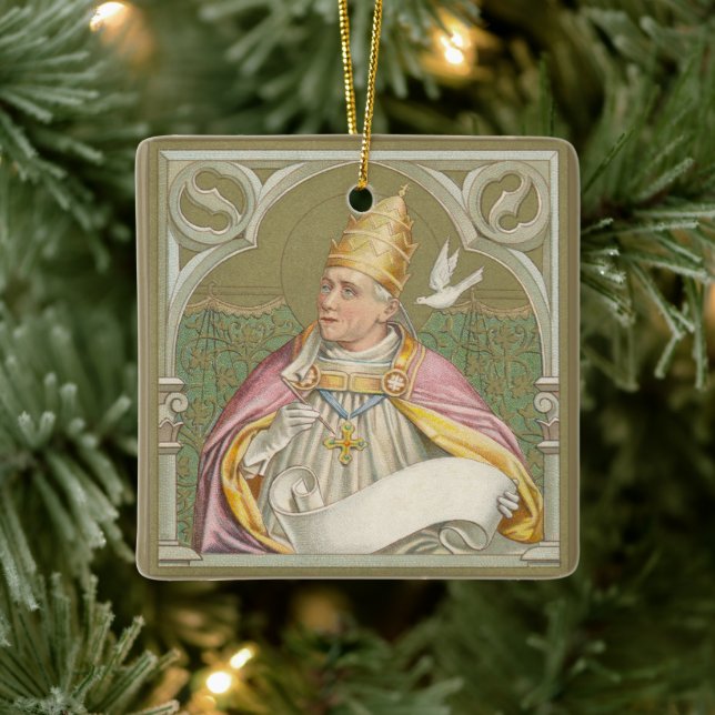 Pope St. Gregory the Great (M 067) Ceramic Ornament (Tree)