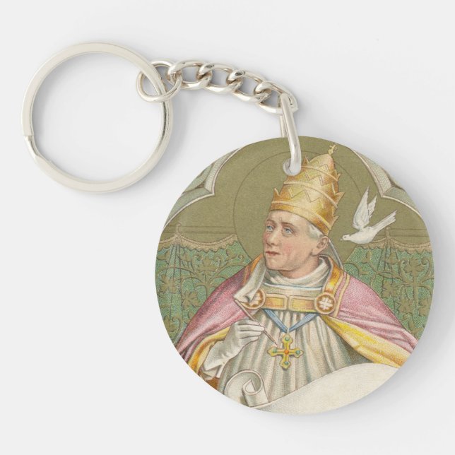 Pope St. Gregory the Great (M 067) Key Ring (Front)
