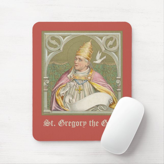 Pope St. Gregory the Great (M 067) Mouse Pad (With Mouse)